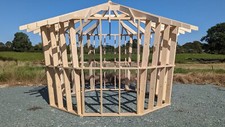 Glamping pod frame kit, garden